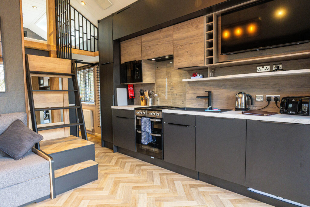 Kitchen in a Deluxe Den at Silverdale