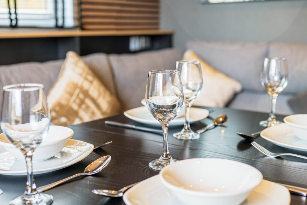 Dining Table at a Deluxe Den