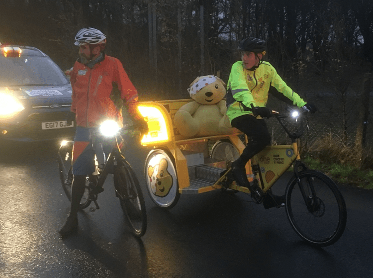 BBC One Show's Rickshaw Challenge Cumbria 