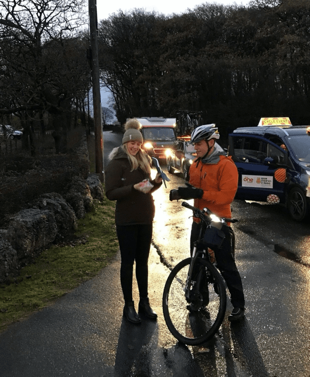 BBC One Show's Rickshaw Challenge Cumbria 